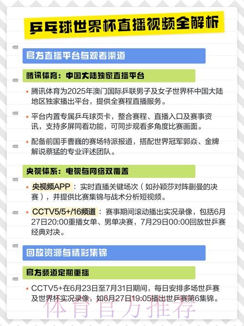 全面解析：掌握世界杯直播技巧的秘诀